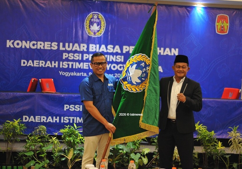 DESSY ARFIANTO SAH DITETAPKAN SEBAGAI KETUA PSSI PROVINSI DIY PERIODE 2026-2030